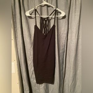 Black cocktail dress